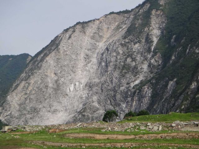 Big landslide in Sichuan
