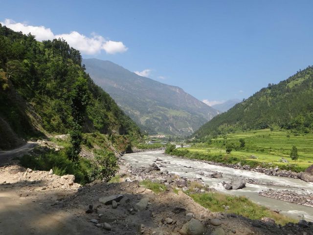 Landscapes in the Himalayas